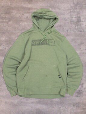 Vintage VTG Y2K 2000's Oniel Green Baggy Pull Over Olive Green Hoodie